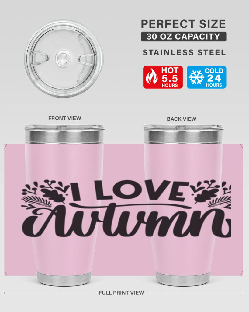 I Love Autumn 497#- fall- Tumbler