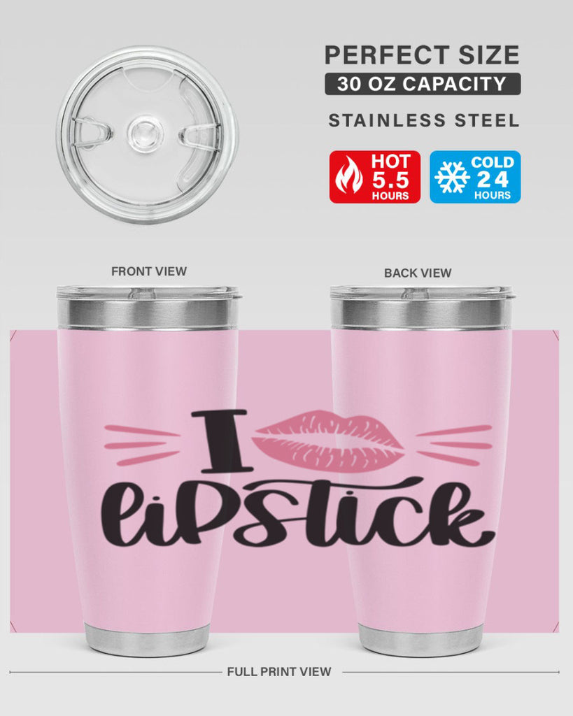 I Love Lipstick Style 86#- make up- Tumbler