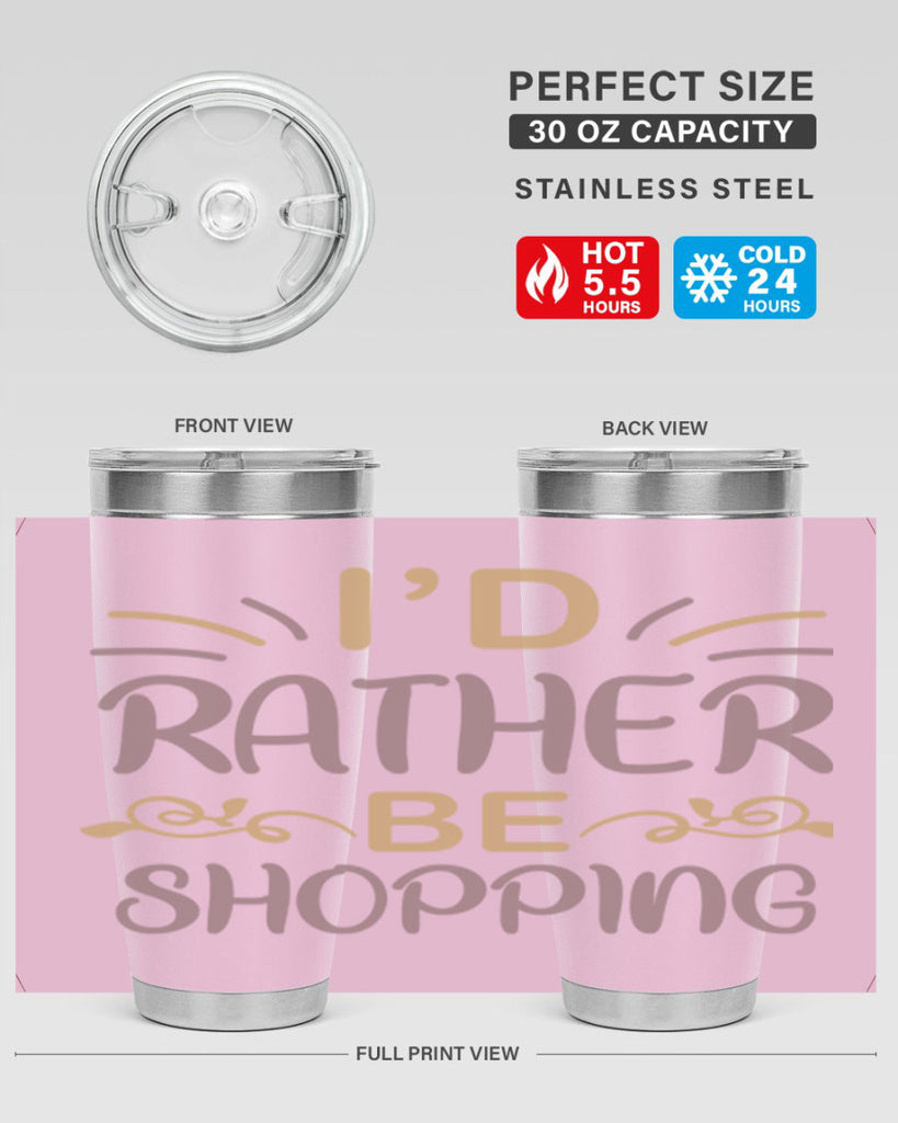 Id Rather Be Shopping 109#- fashion- Cotton Tank