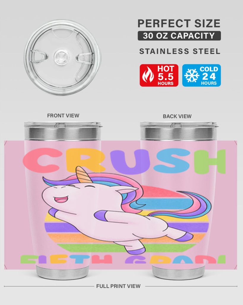 Im Ready to Crush 5th 16#- 5th grade- Tumbler