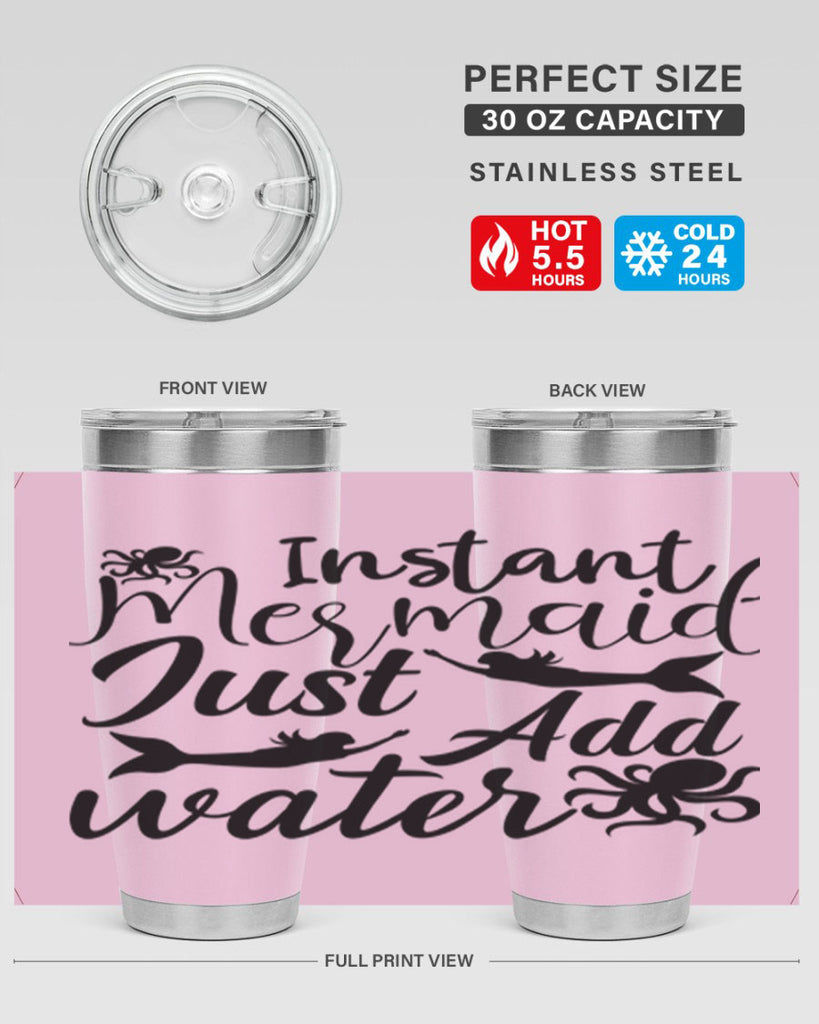 Instant Mermaid Just Add Water 270#- mermaid- Tumbler