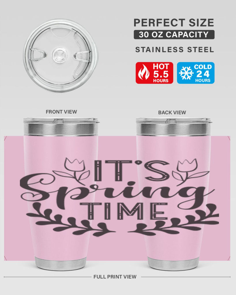 It's spring time281#- spring- Tumbler