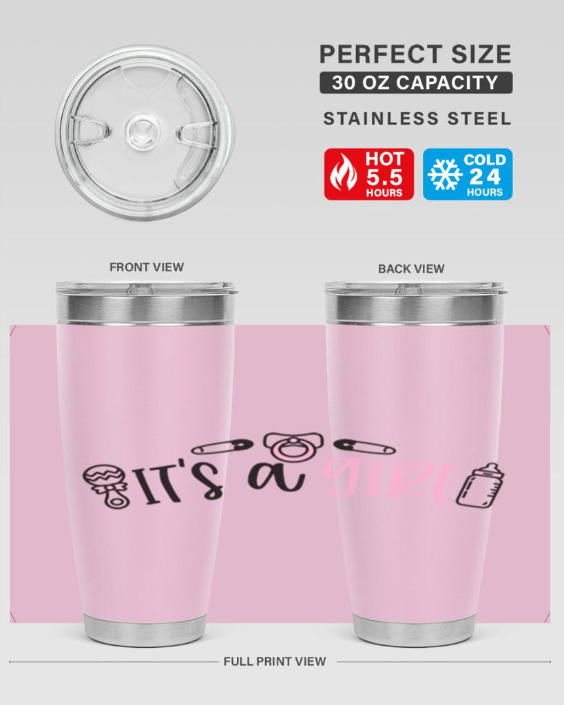Its A Girl Style 78#- baby- tumbler