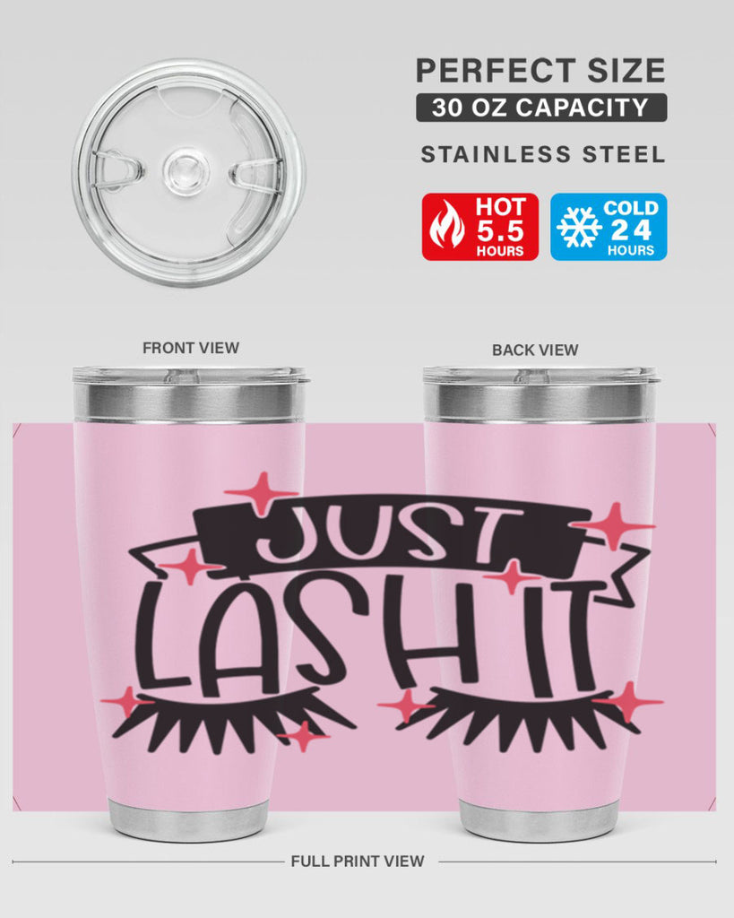 Just Lash It Style 77#- make up- Tumbler