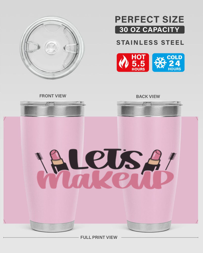 Let∩s Makeup Style 62#- make up- Tumbler