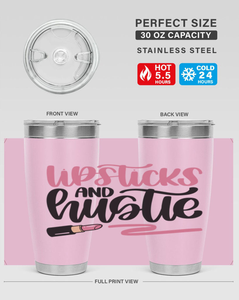 Lipstick And Hustie Style 58#- make up- Tumbler