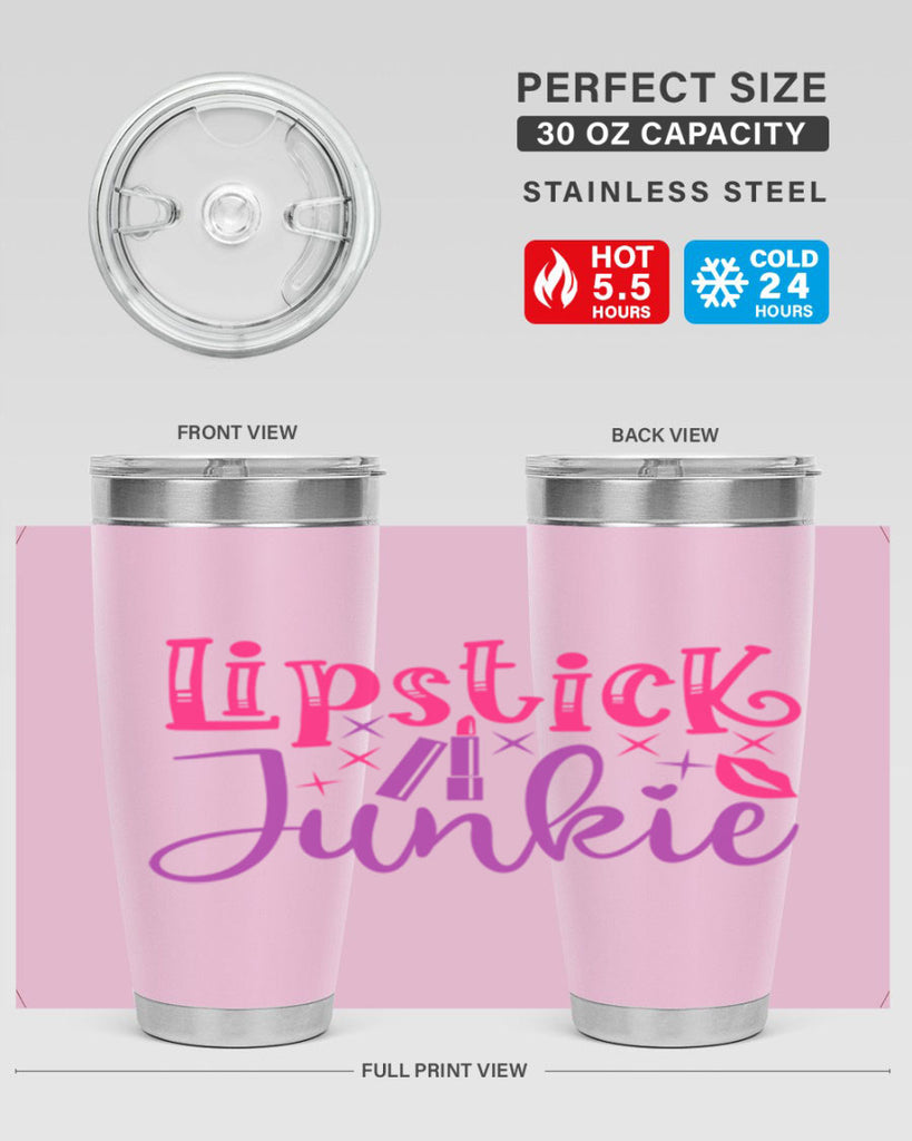 Lipstick Junkie Style 228#- make up- Tumbler
