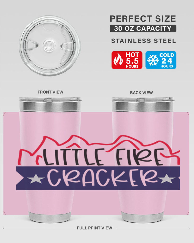 Little Fire Cracker Style 161#- Fourt Of July- Tumbler
