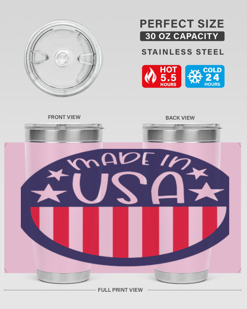 Made In USA Style 165#- Fourt Of July- Tumbler