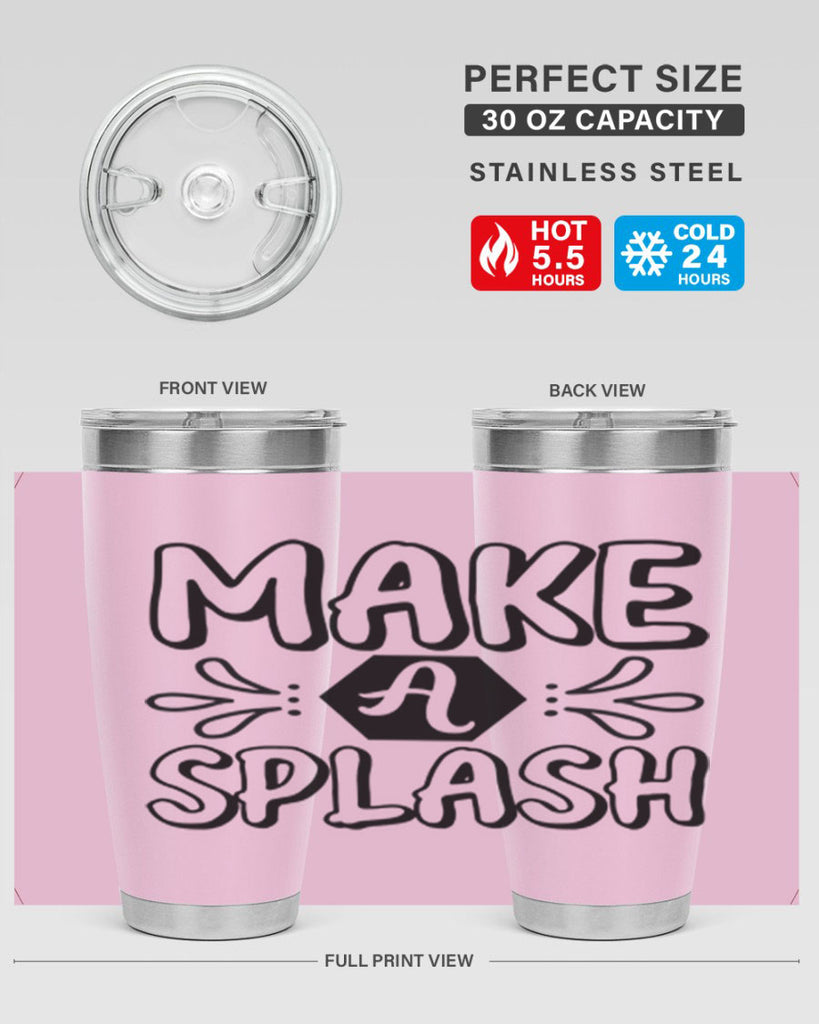 Make a splash 310#- mermaid- Tumbler