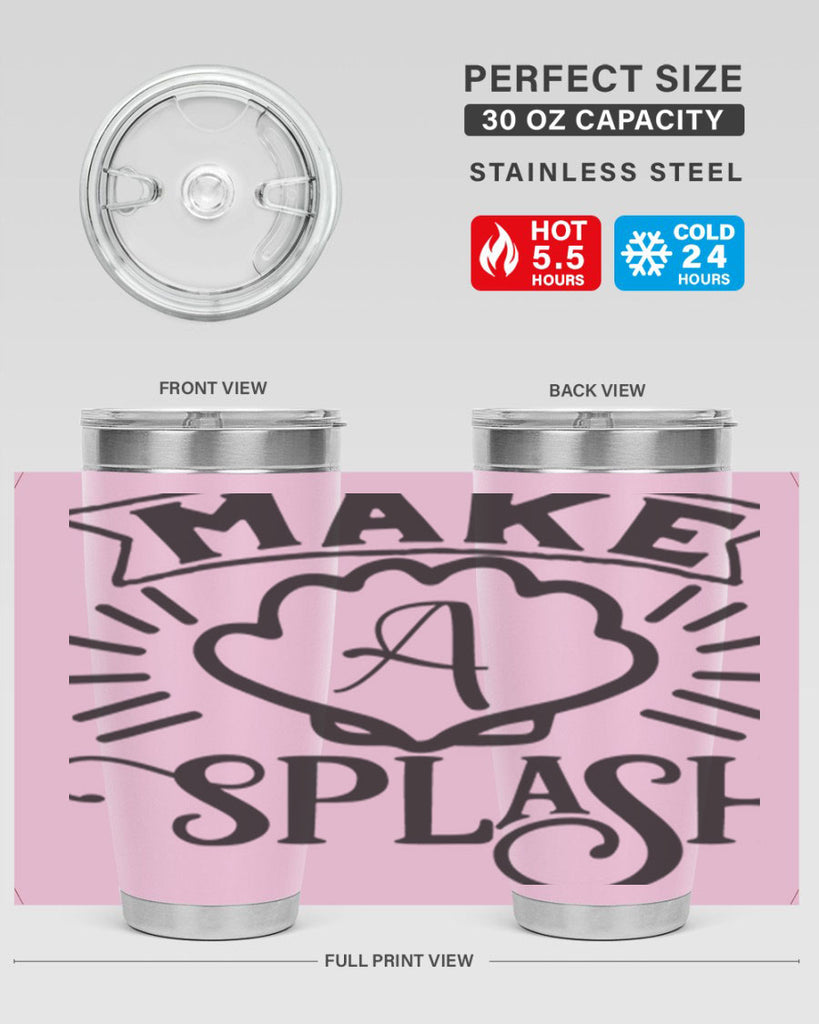 Make a splash 312#- mermaid- Tumbler