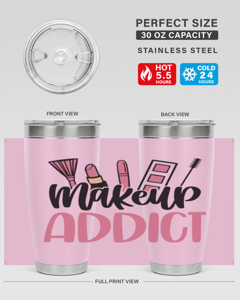 Makeup Addict Style 55#- make up- Tumbler