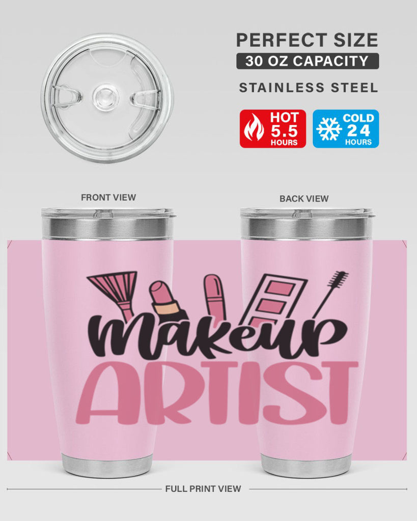 Makeup Artist Style 52#- make up- Tumbler