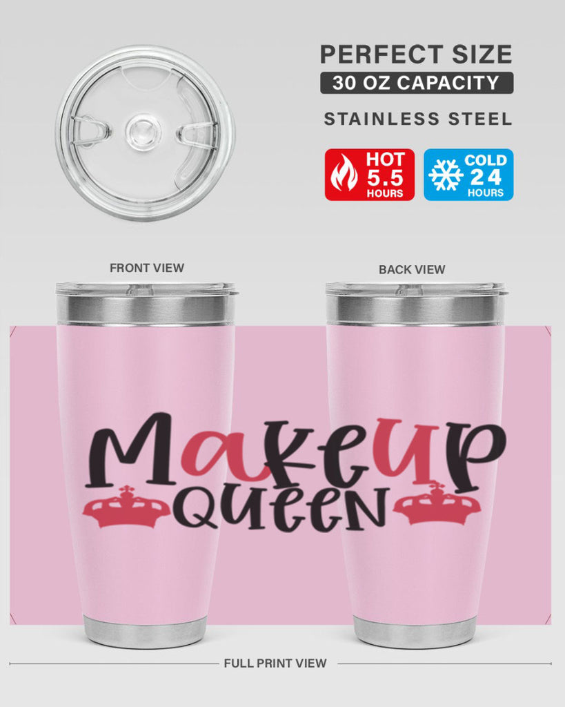 Makeup Queen design Style 223#- make up- Tumbler