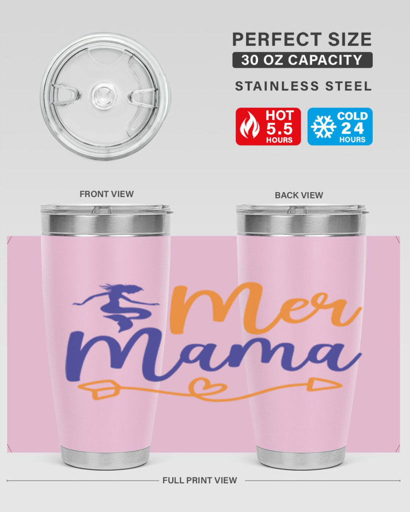 Mer Mama 331#- mermaid- Tumbler