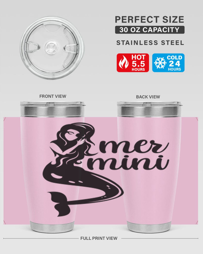 Mer mini 352#- mermaid- Tumbler