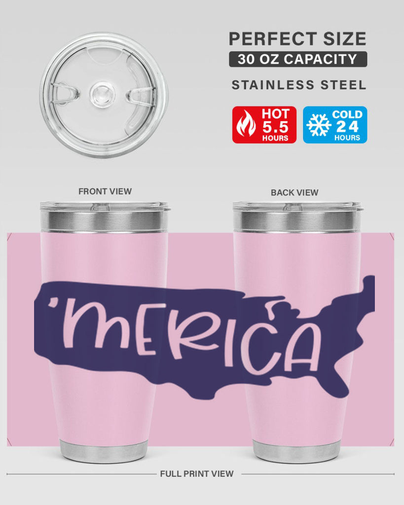 Merica Style 137#- Fourt Of July- Tumbler