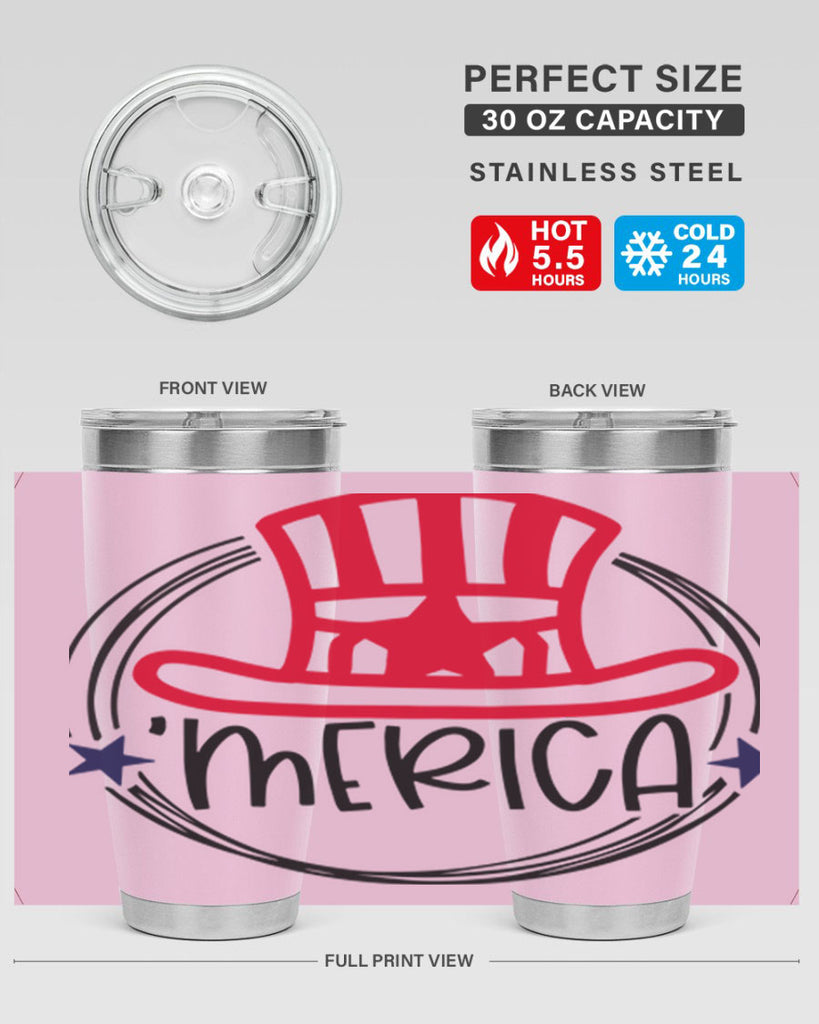 Merica Style 138#- Fourt Of July- Tumbler