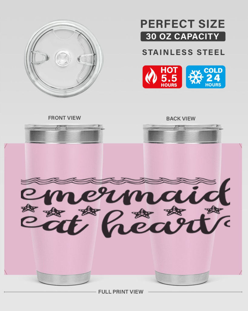 Mermaid at heart design 398#- mermaid- Tumbler