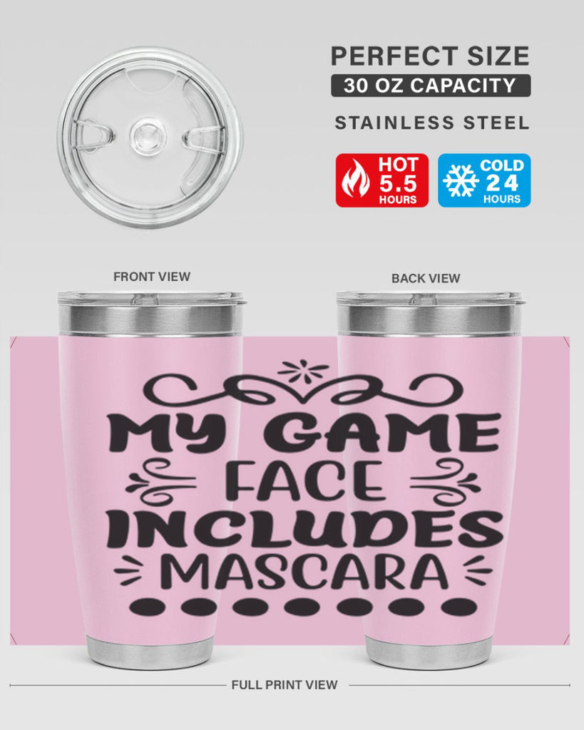 My Game Face Includes Mascara 128#- fashion- Cotton Tank