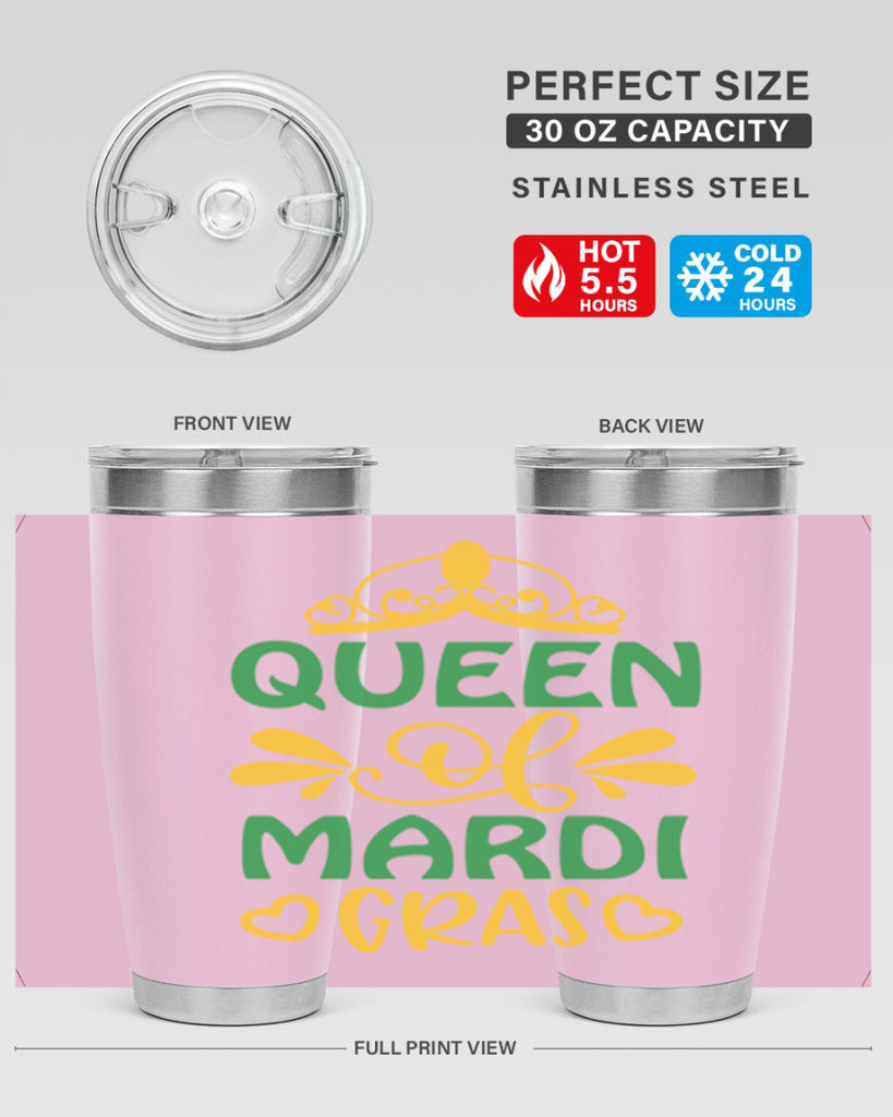 Queen Of Mardi Gras 134#- fashion- Cotton Tank