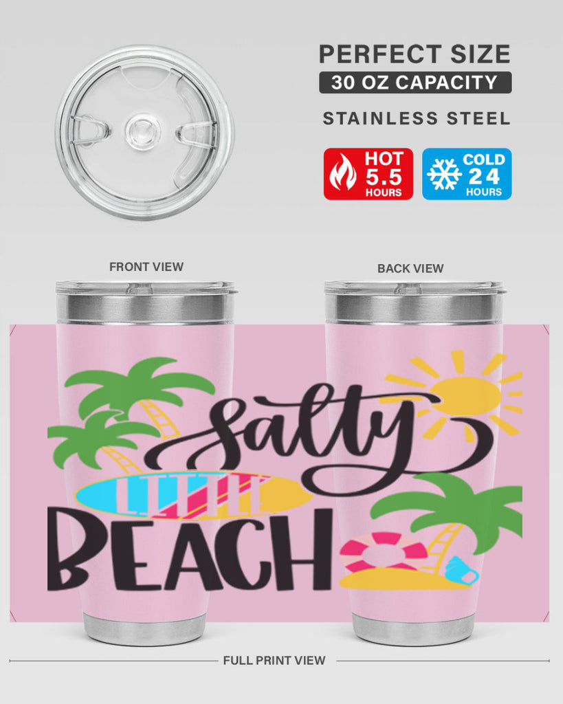 Satly Little Beach Style 26#- summer- Tumbler