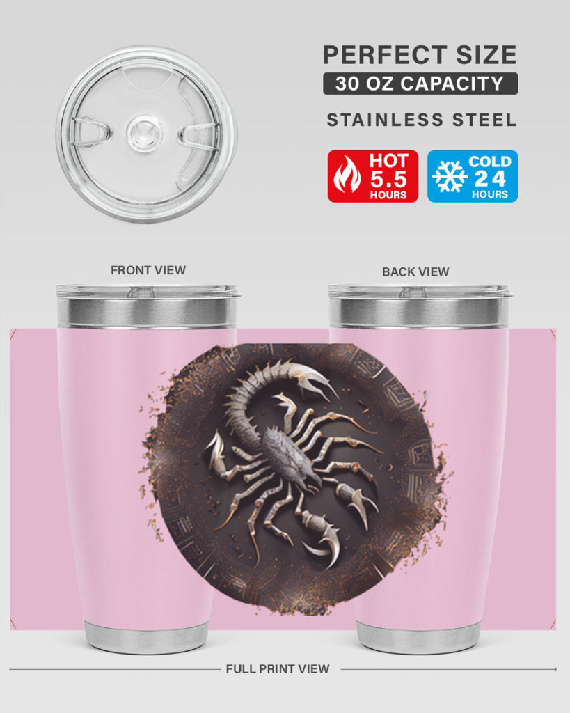 Scorpius 467#- zodiac- Tumbler