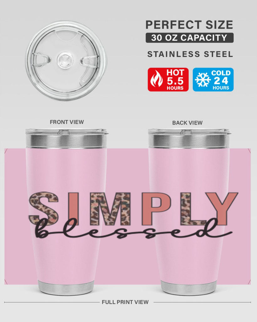 Simply blessed 575#- fall- Tumbler