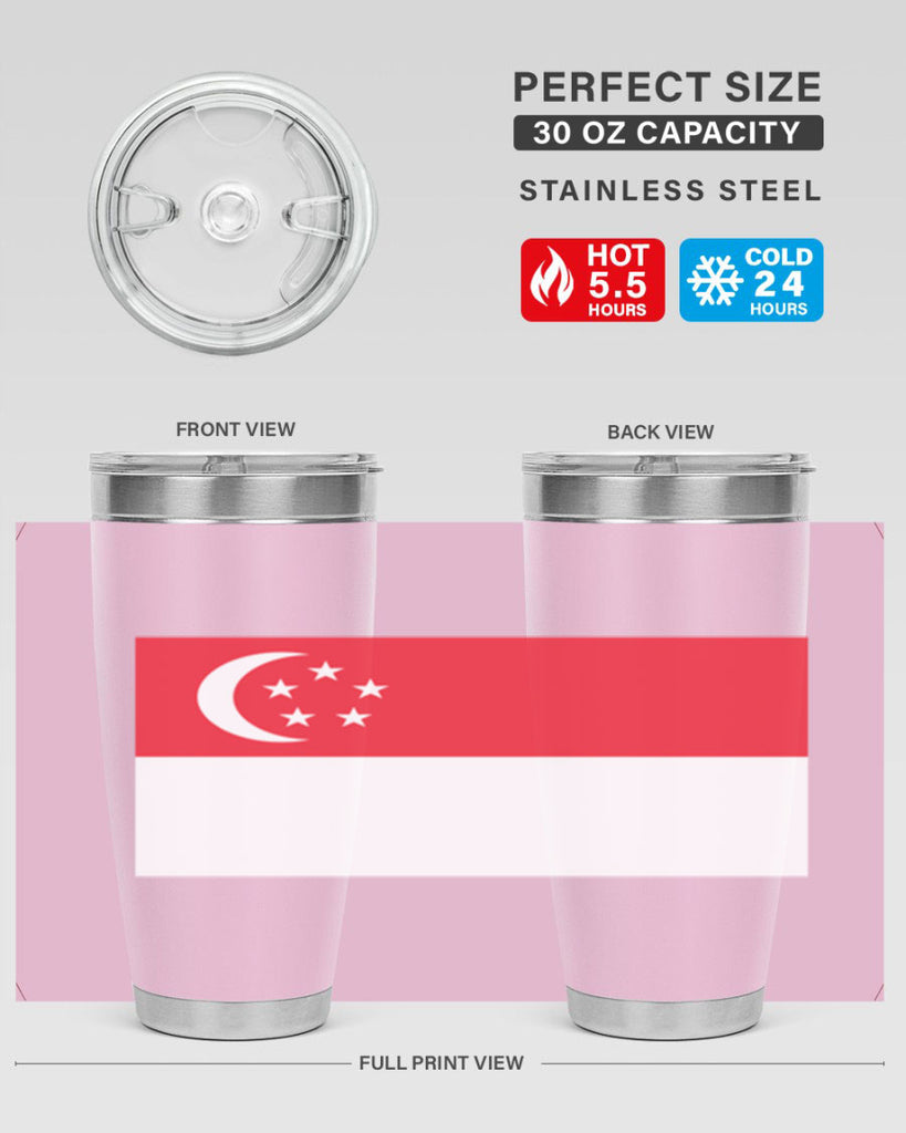 Singapore 41#- world flags- Tumbler