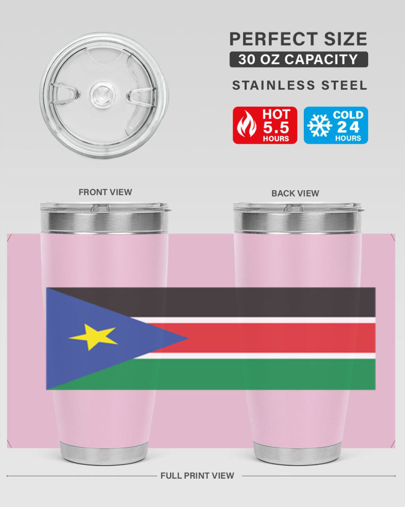 South Sudan 34#- world flags- Tumbler