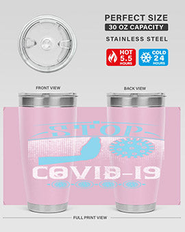 Stop covid Style 22#- corona virus- Tumbler