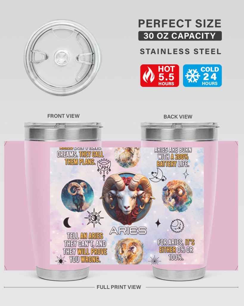 StraightAries 469#- zodiac- Tumbler