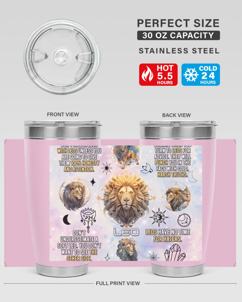 StraightLeo 473#- zodiac- Tumbler