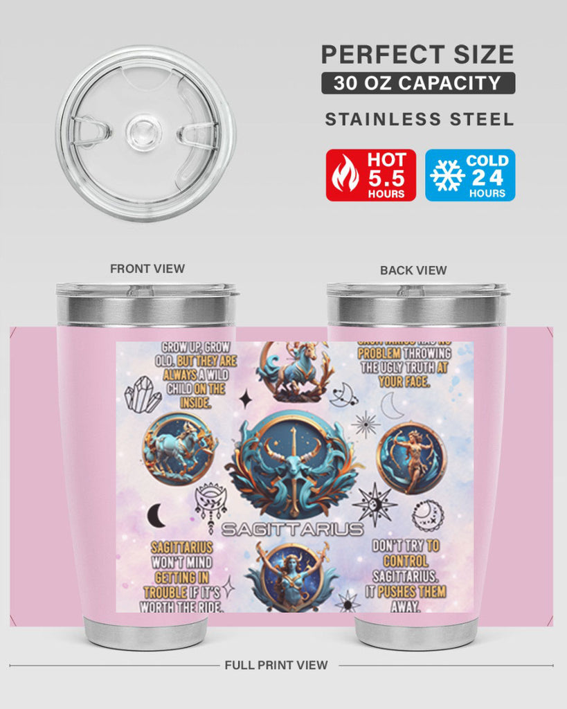 StraightSaggitarius 476#- zodiac- Tumbler