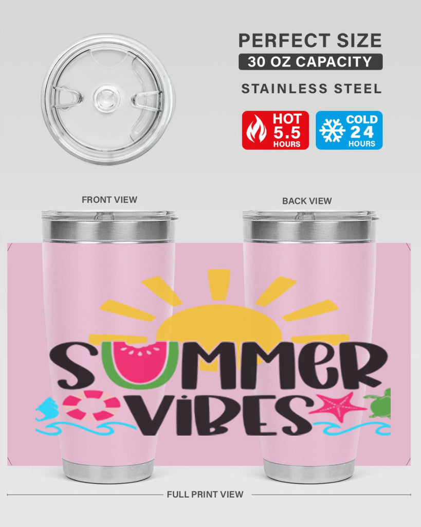 Summer Vibes Style 19#- summer- Tumbler