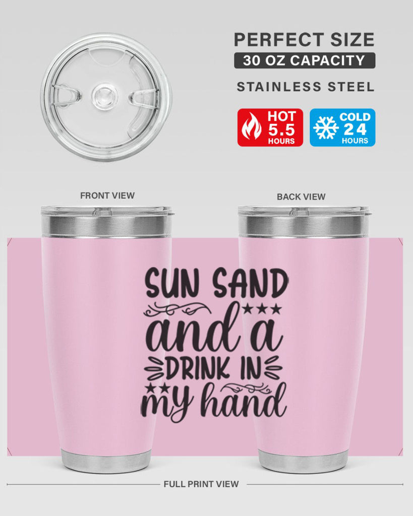 Sunsandandadrink 482#- zodiac- Tumbler