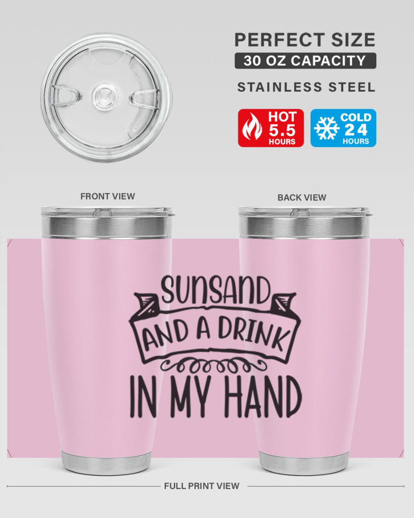 Sunsandandadrinkin 483#- zodiac- Tumbler