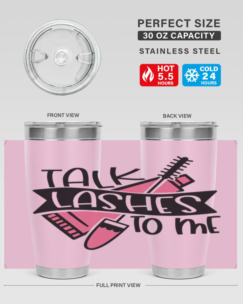 Talk Lashes To Me Style 17#- make up- Tumbler