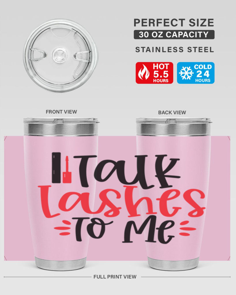 Talk Lashes To Me Style 219#- make up- Tumbler