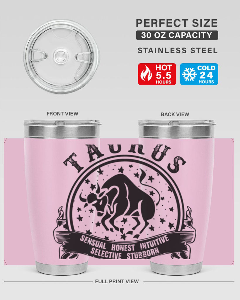 Taurus 5#- zodiac- Tumbler