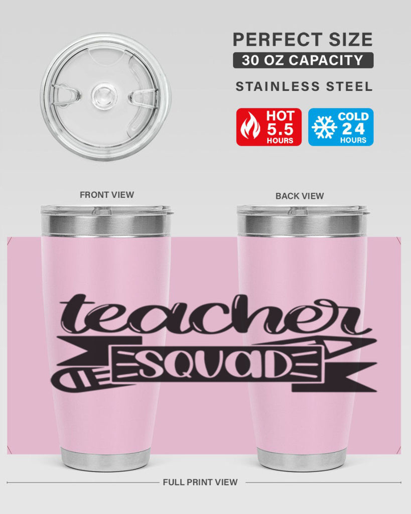 Teacher Squad Style 48#- teacher- tumbler