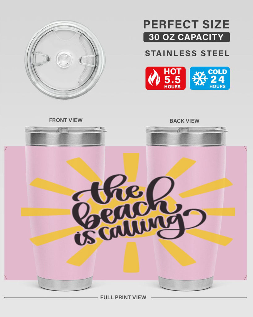The Beachy Is Calling Style 10#- summer- Tumbler
