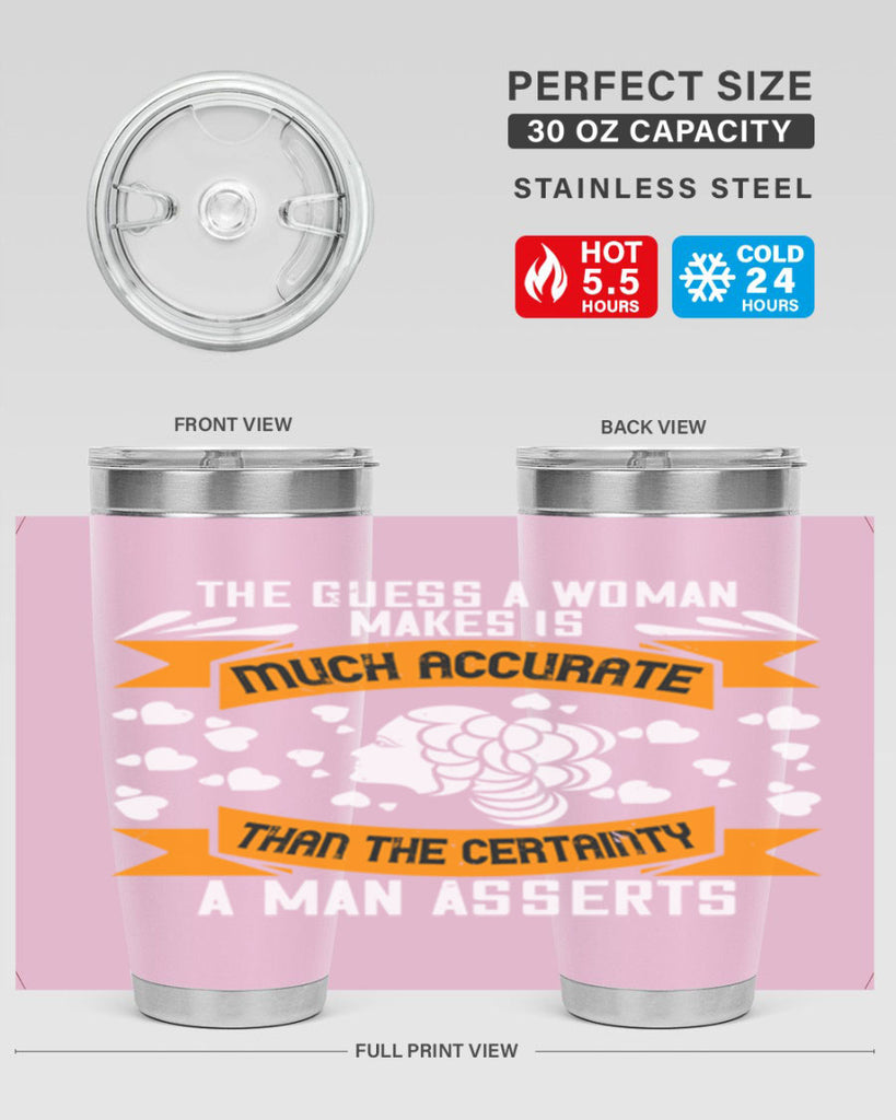 The guess a woman makes is much accurate Style 31#- womens day- Tumbler