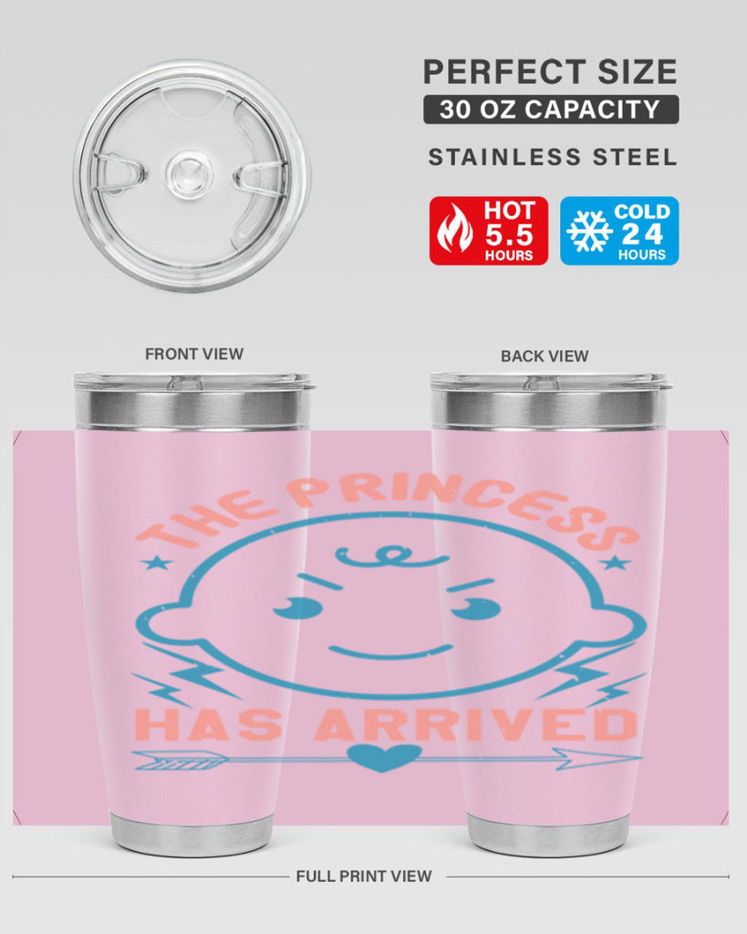 The princess has arrived Style 10#- baby shower- tumbler