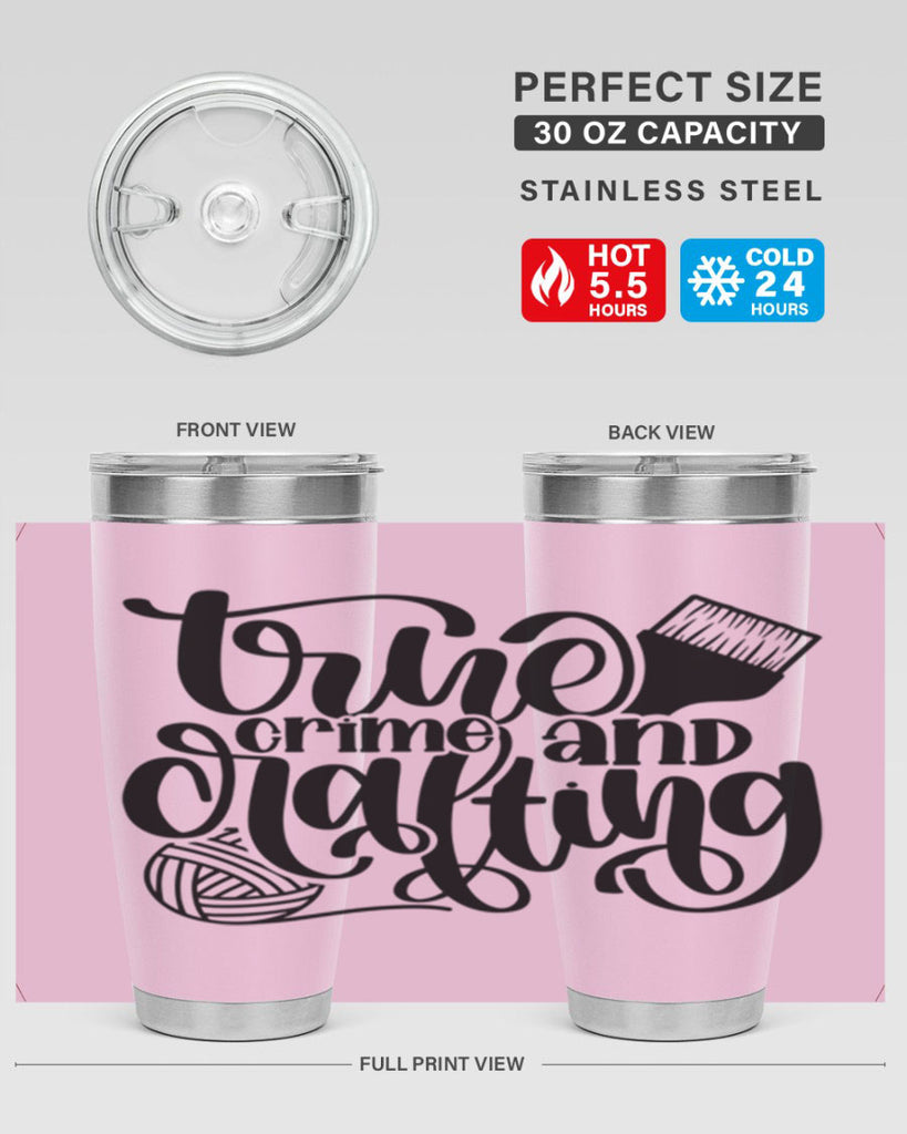True Crime And Crafting 3#- crafting- Tumbler