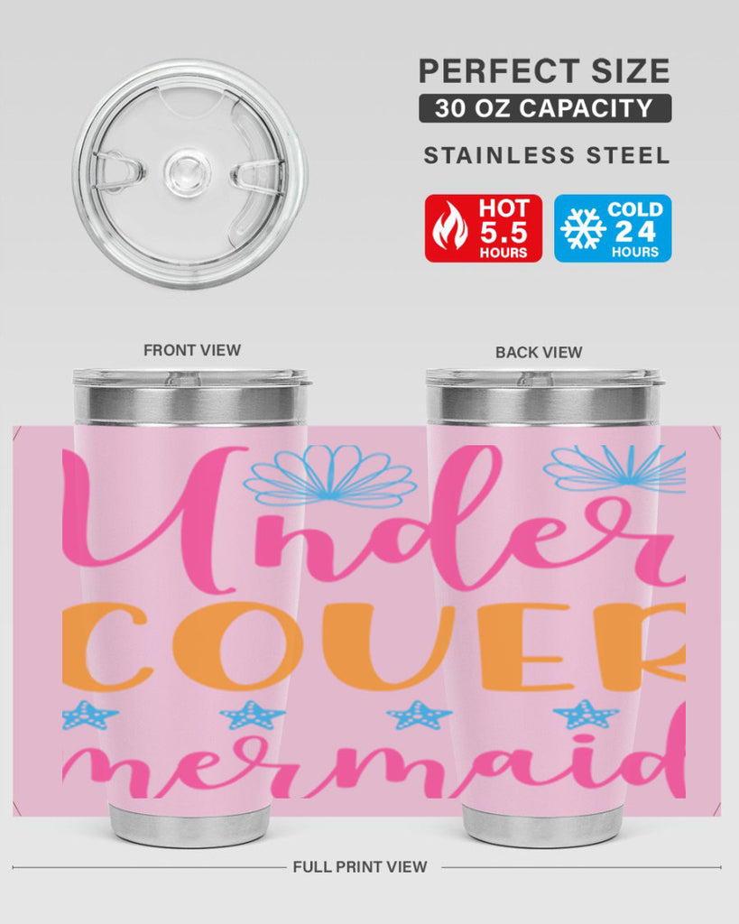 Under Cover Mermaid Design 653#- mermaid- Tumbler