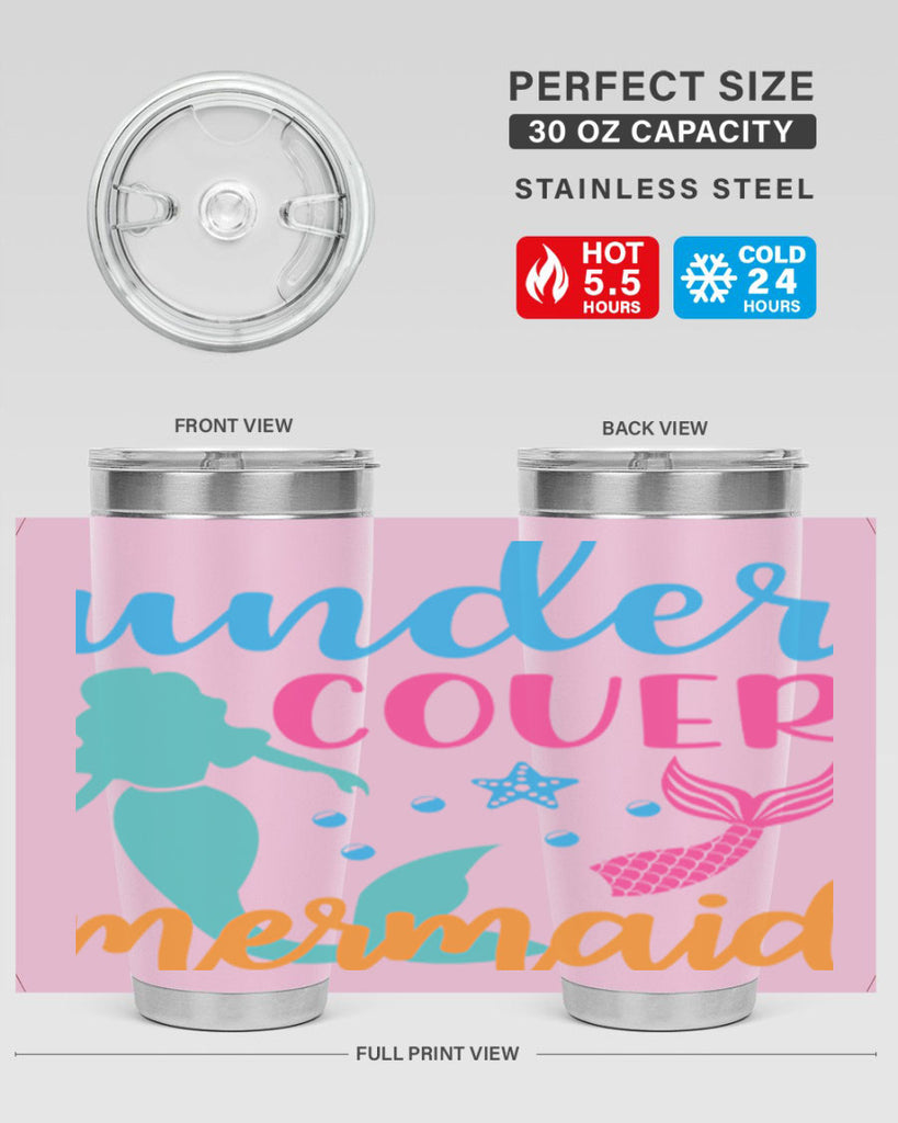 Under Cover Mermaid Design 654#- mermaid- Tumbler
