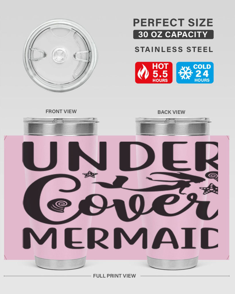 Under cover mermaid design 655#- mermaid- Tumbler