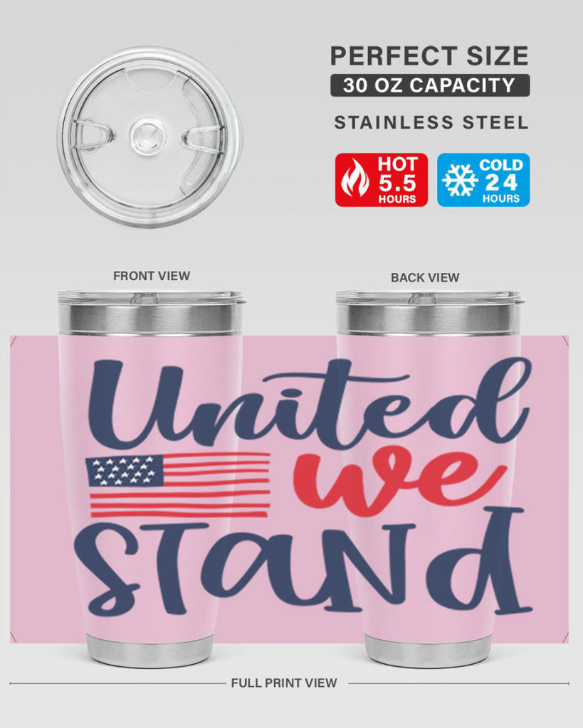 United we stand Style 9#- Fourt Of July- Tumbler
