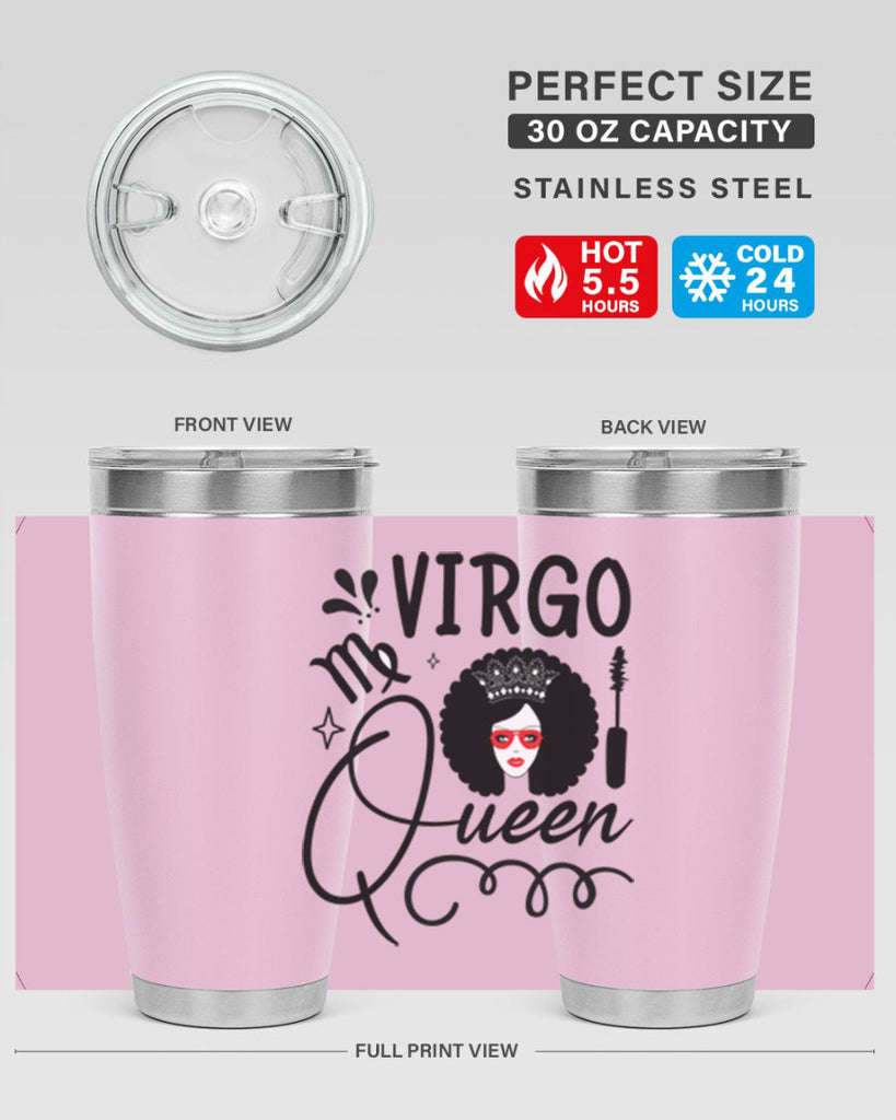 Virgo queen 541#- zodiac- Tumbler